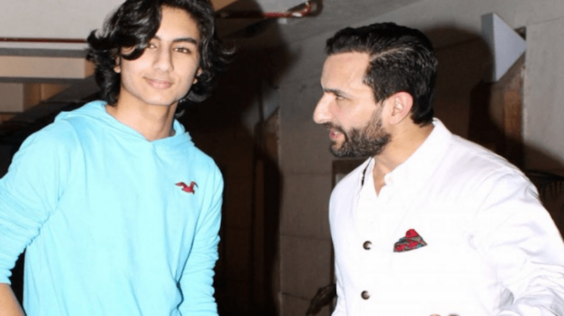 Ibrahim Ali Khan with father