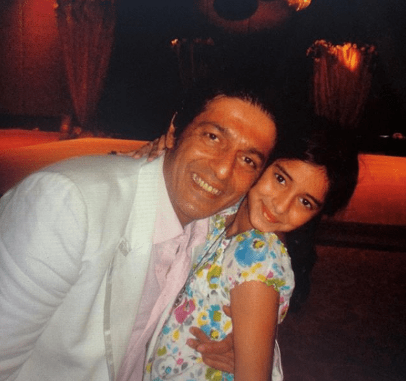 Ananya pandey with father