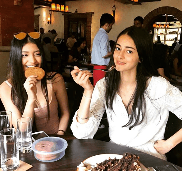 Ananya pandey love desserts
