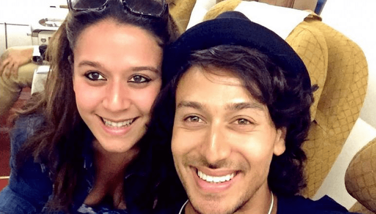 krishna shroff with brother