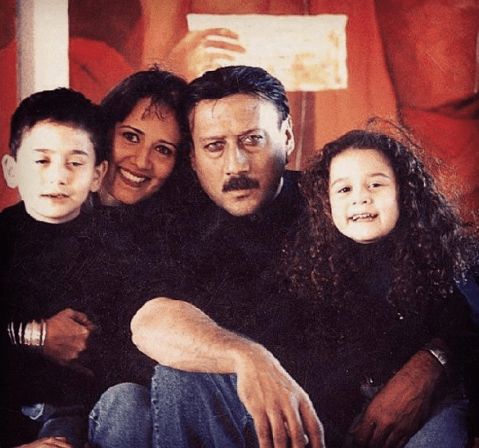 krishna shroff chilhood