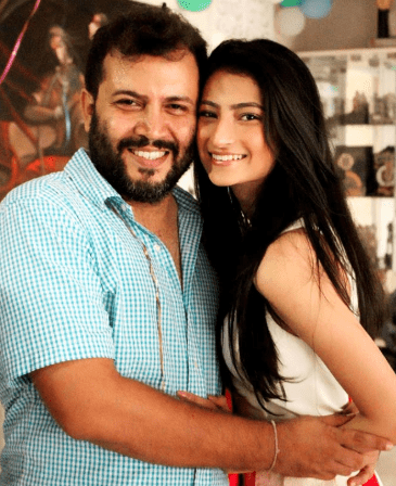 palak tiwari step father