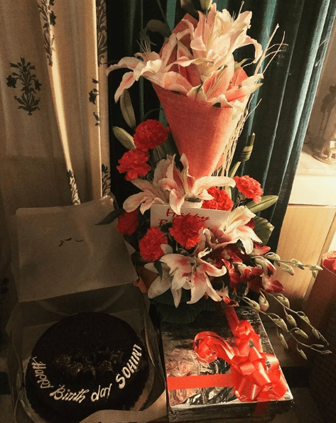 Sohini Sarkar birthday cake