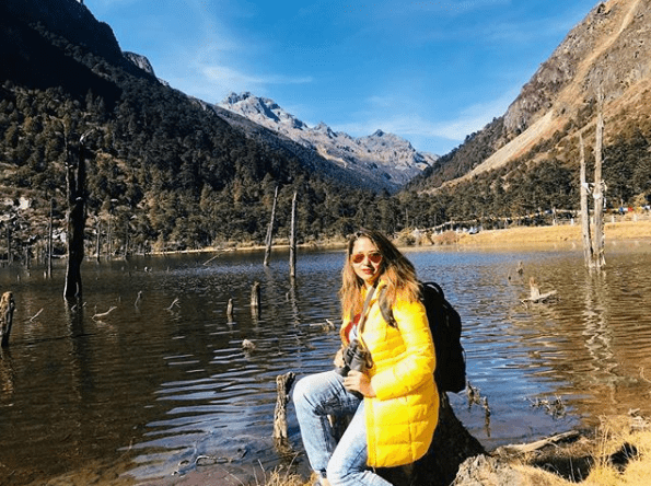 Sohini Sarkar in beach