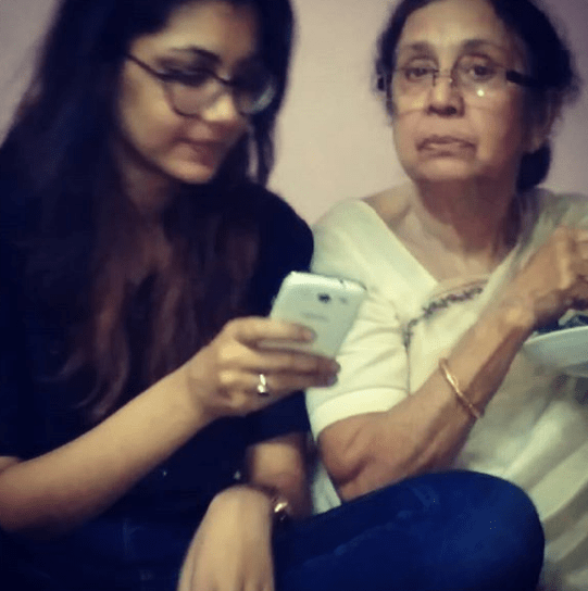 Sriti Jha grand mother
