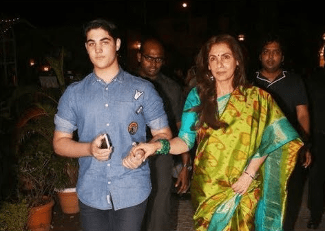 Dimple Kapadia grand son
