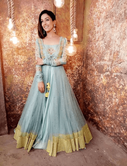Neeti Mohan in blue