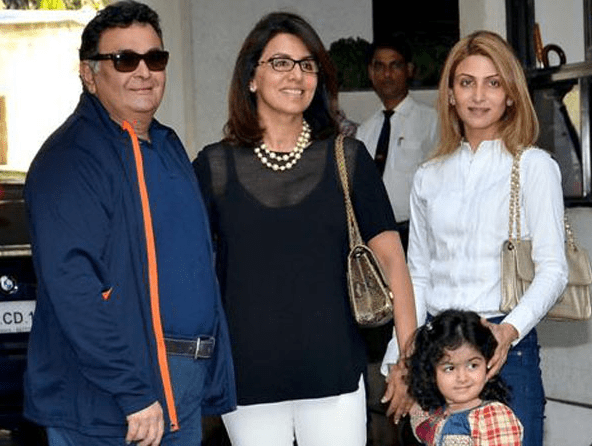 Riddhima Kapoor father