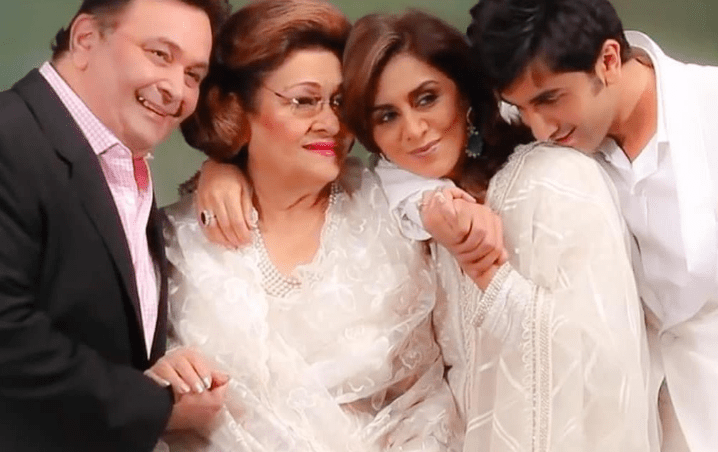 Riddhima Kapoor grand mother