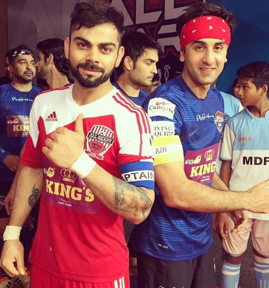 rabir kapoor fav cricketer