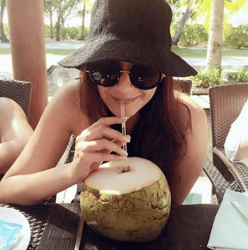 Sonam Kapoor Like coconut water