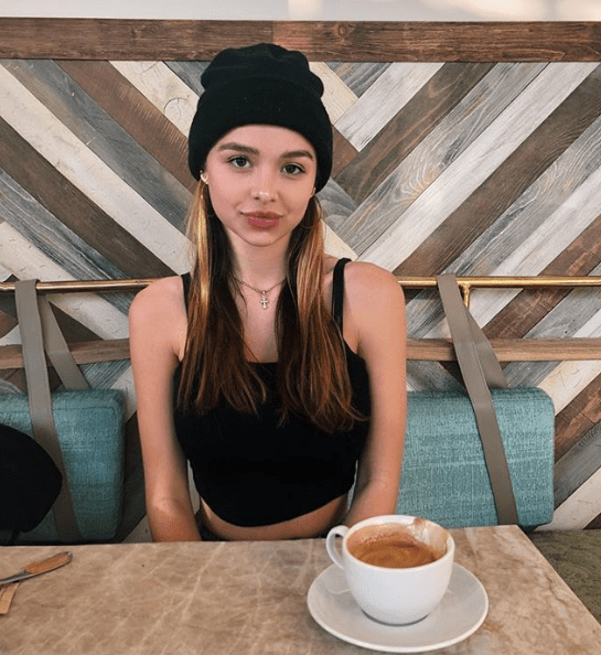Sophia Rose love coffee